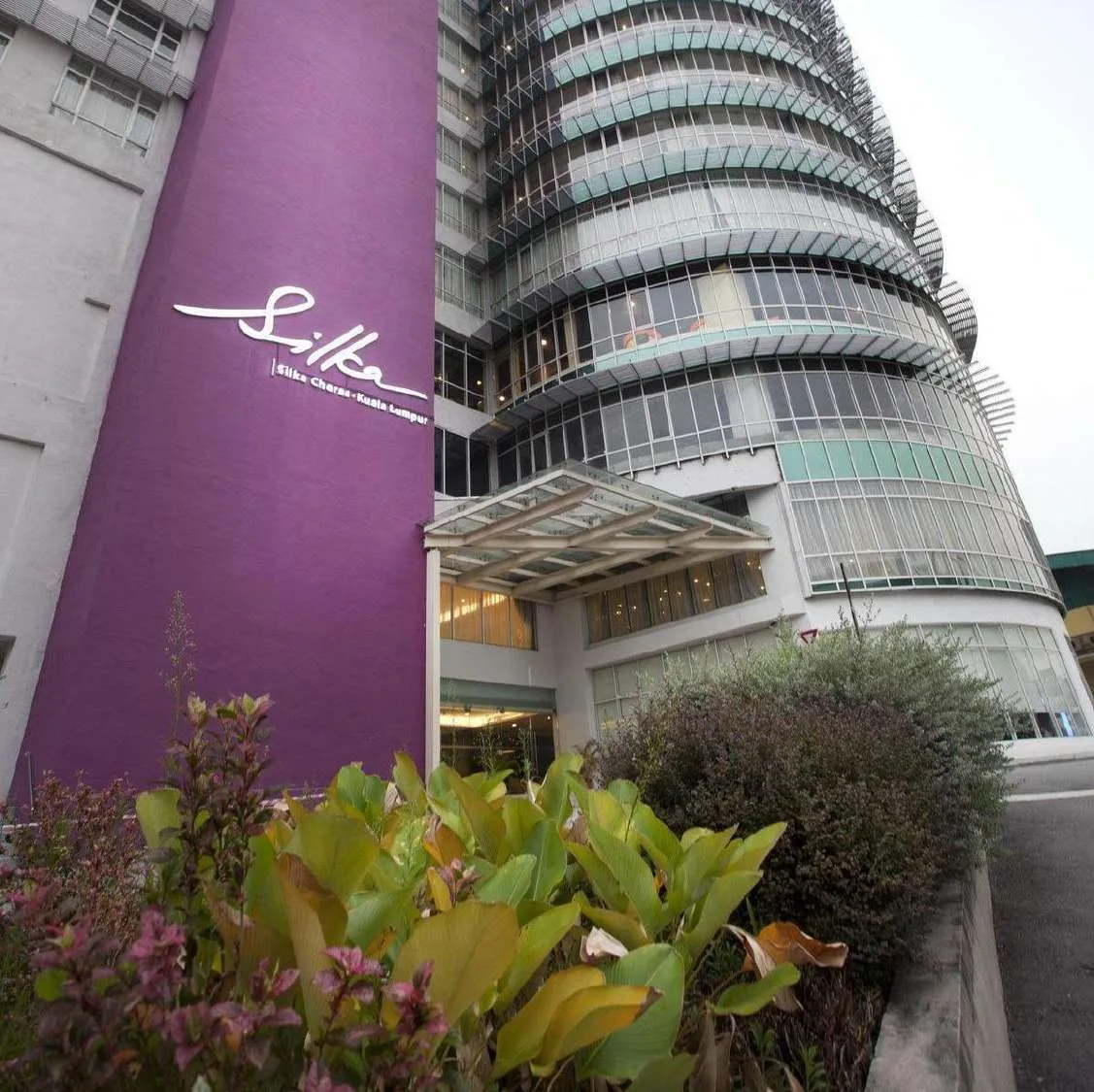 Entrance planting below the Silka Cheras tower